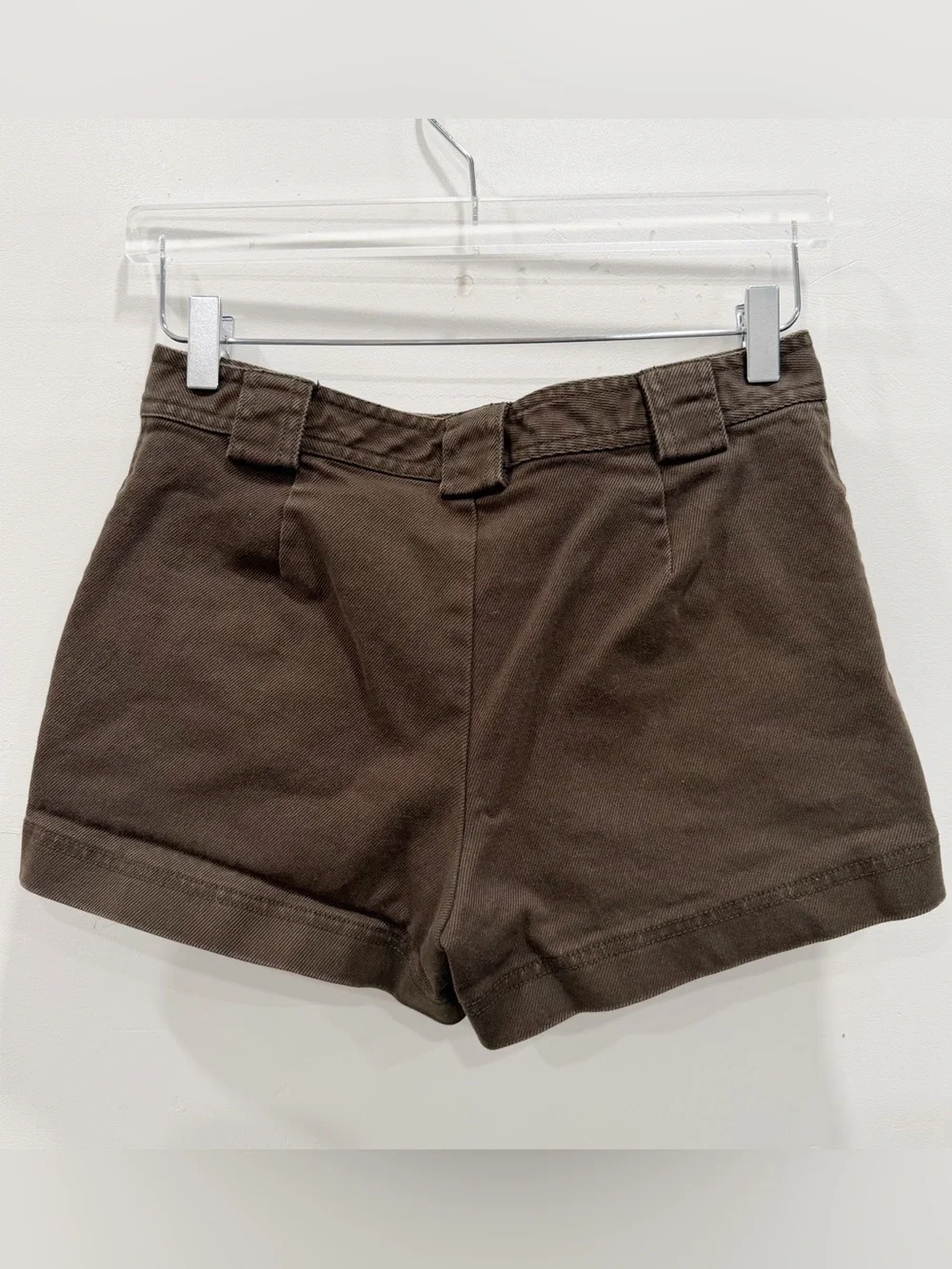Y2K J. Crew Chocolate Brown Utility Cargo Shorts Size 4 Cotton